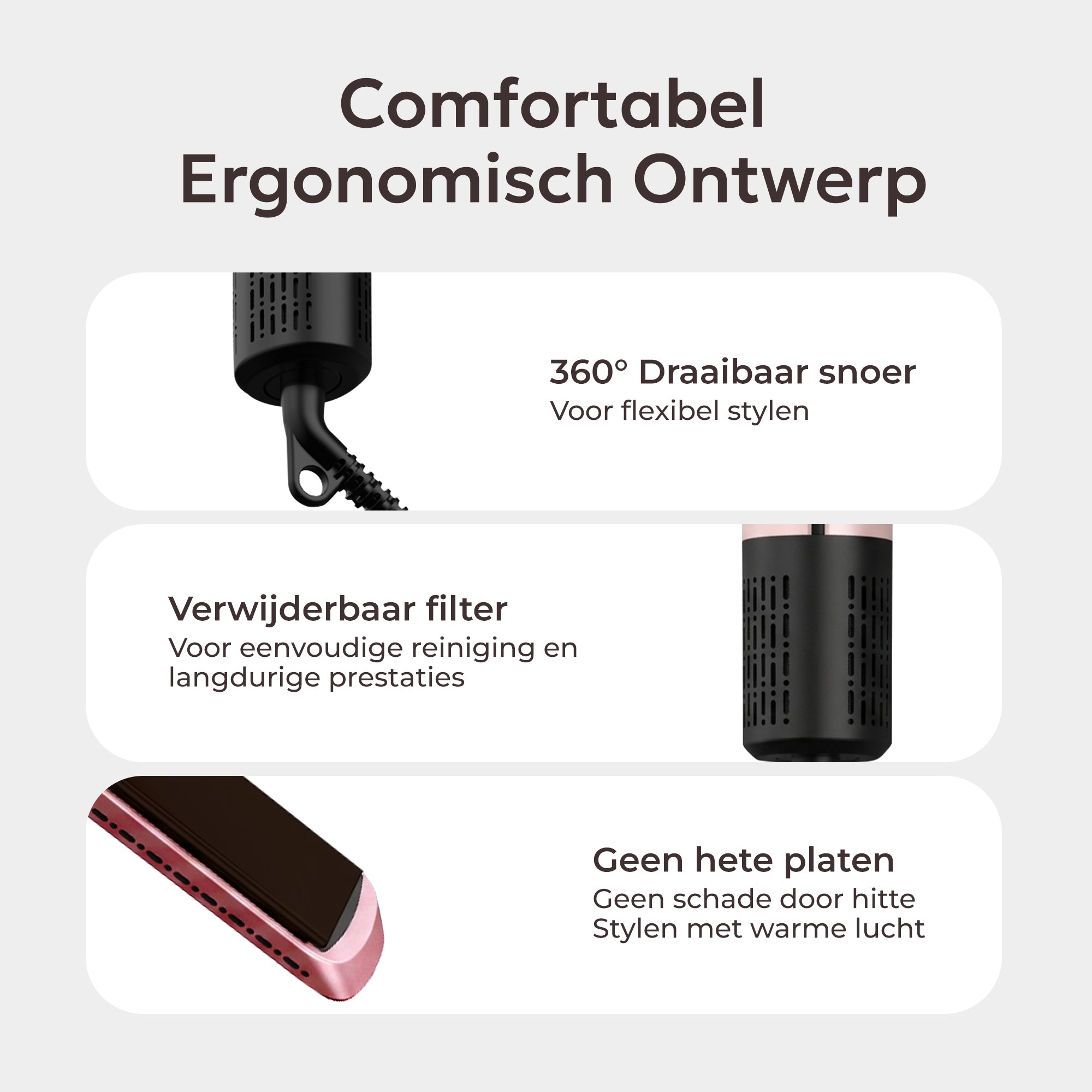 Ciriel DryStrait – 2-in-1 Stijltang & Föhn – Wet-to-Dry