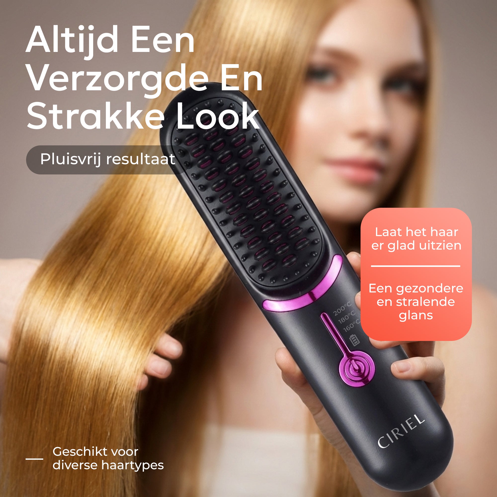Ciriel - AirBrush™ Pro | Draadloze Stijlborstel