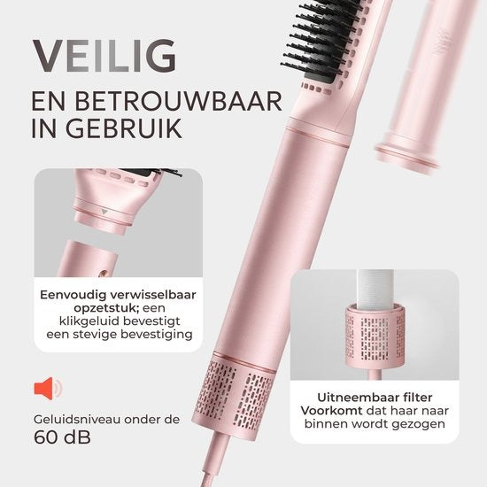 Ciriel StyleWrap™ 5 — Rose | 5-in-1 Föhnborstel