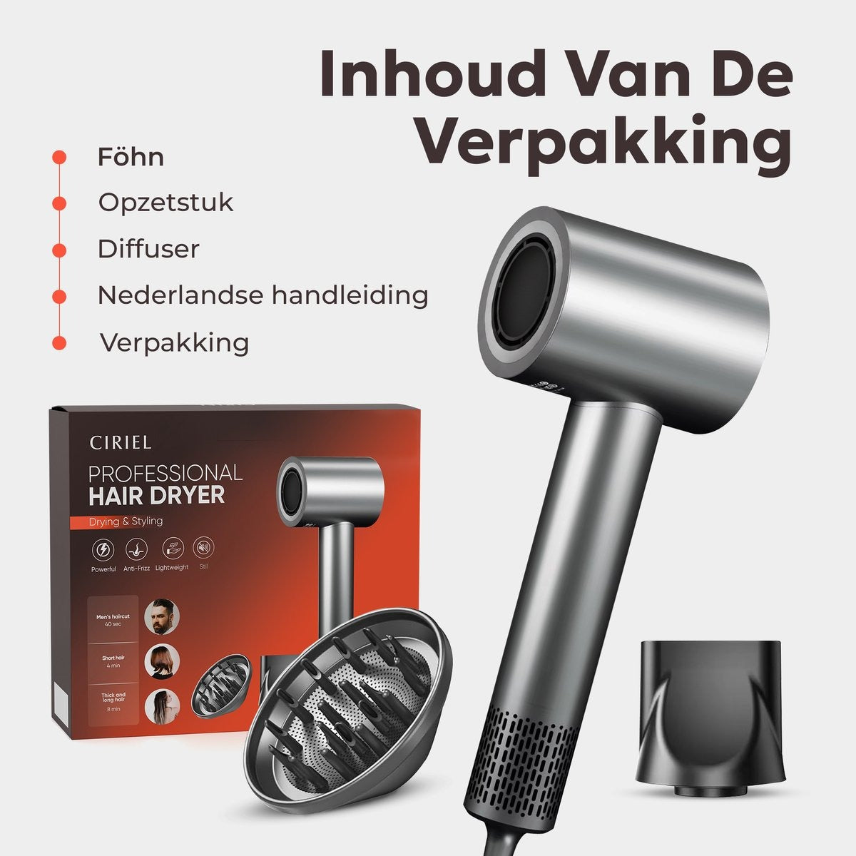 Ciriel CurlTouch™ Pro + 2 GRATIS stylingaccessoires