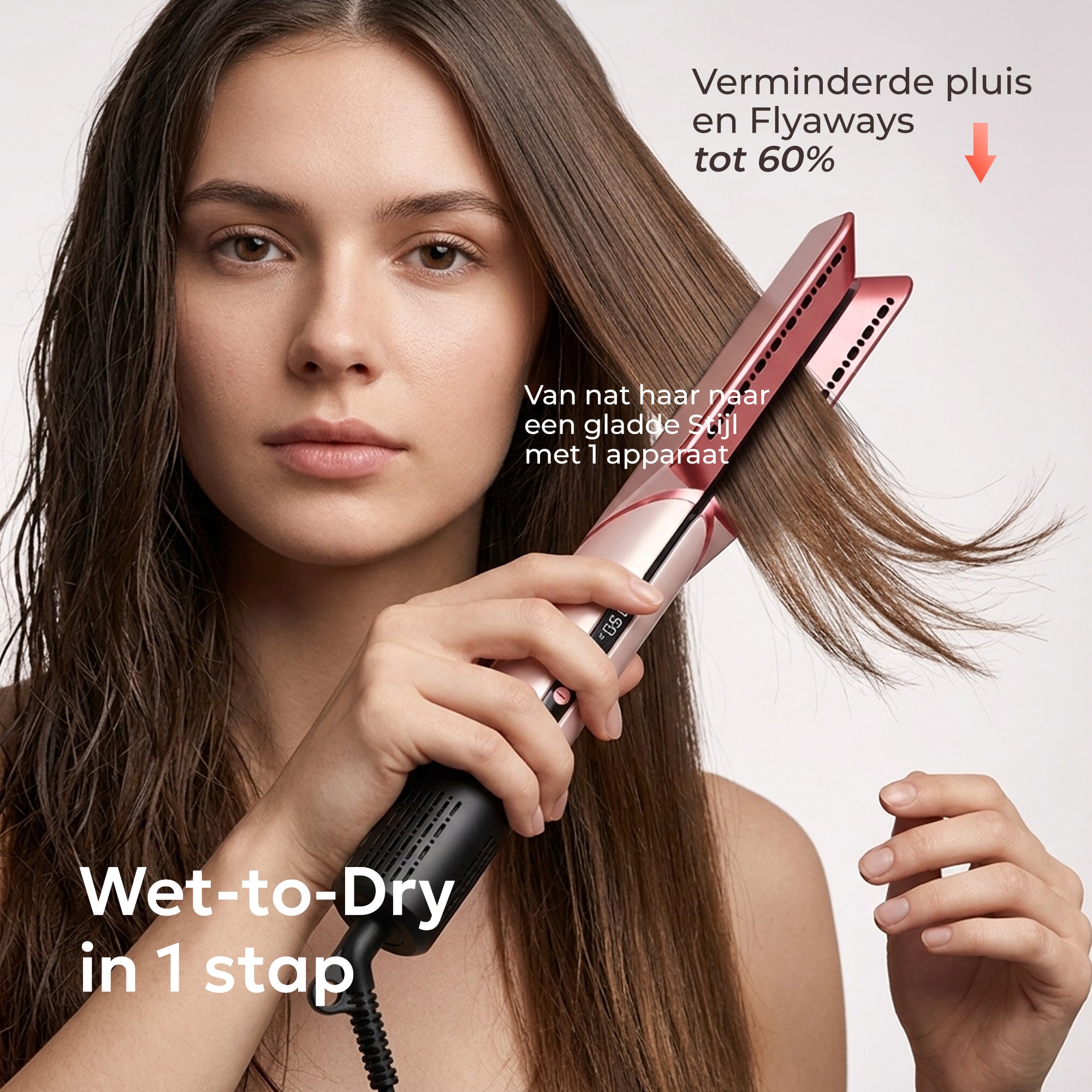 Ciriel DryStrait – 2-in-1 Stijltang & Föhn – Wet-to-Dry