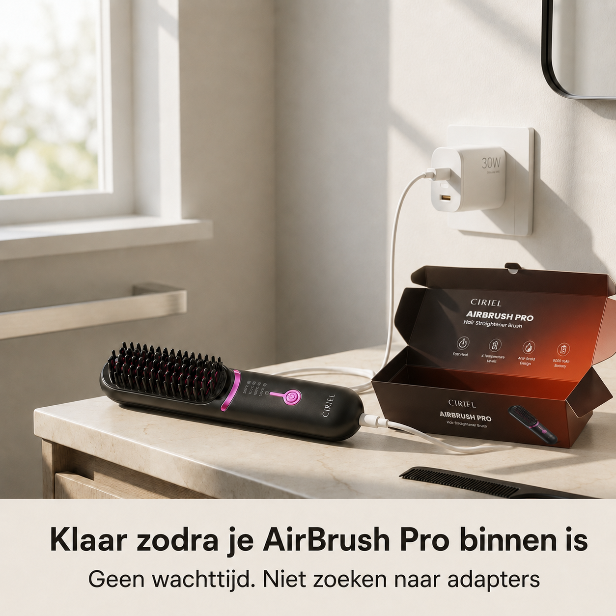 Snellader voor je AirBrush Pro – 30W