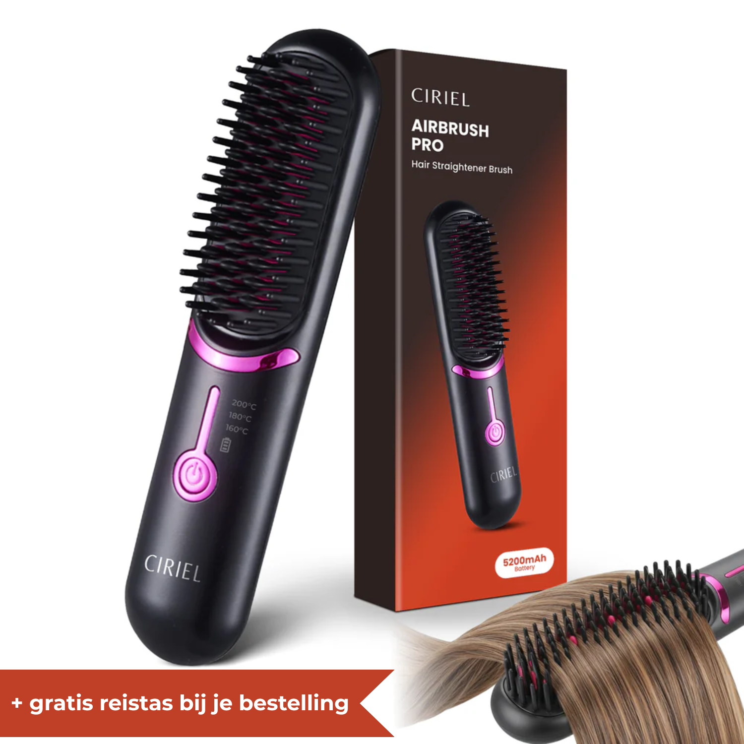 Ciriel AirBrush™ Pro | Draadloze Stijlborstel