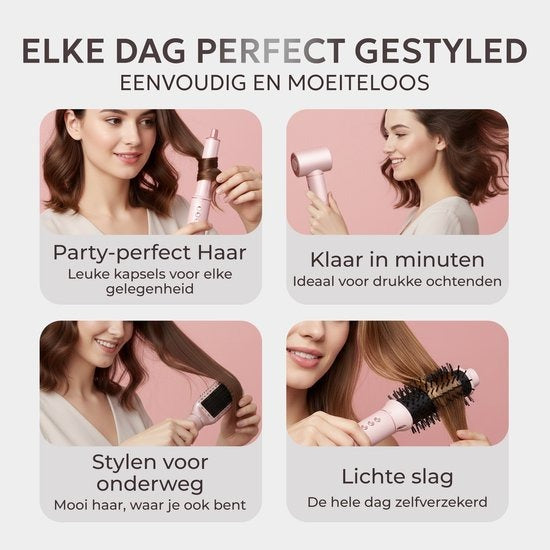 Ciriel StyleWrap™ 5 — Rose | 5-in-1 Föhnborstel