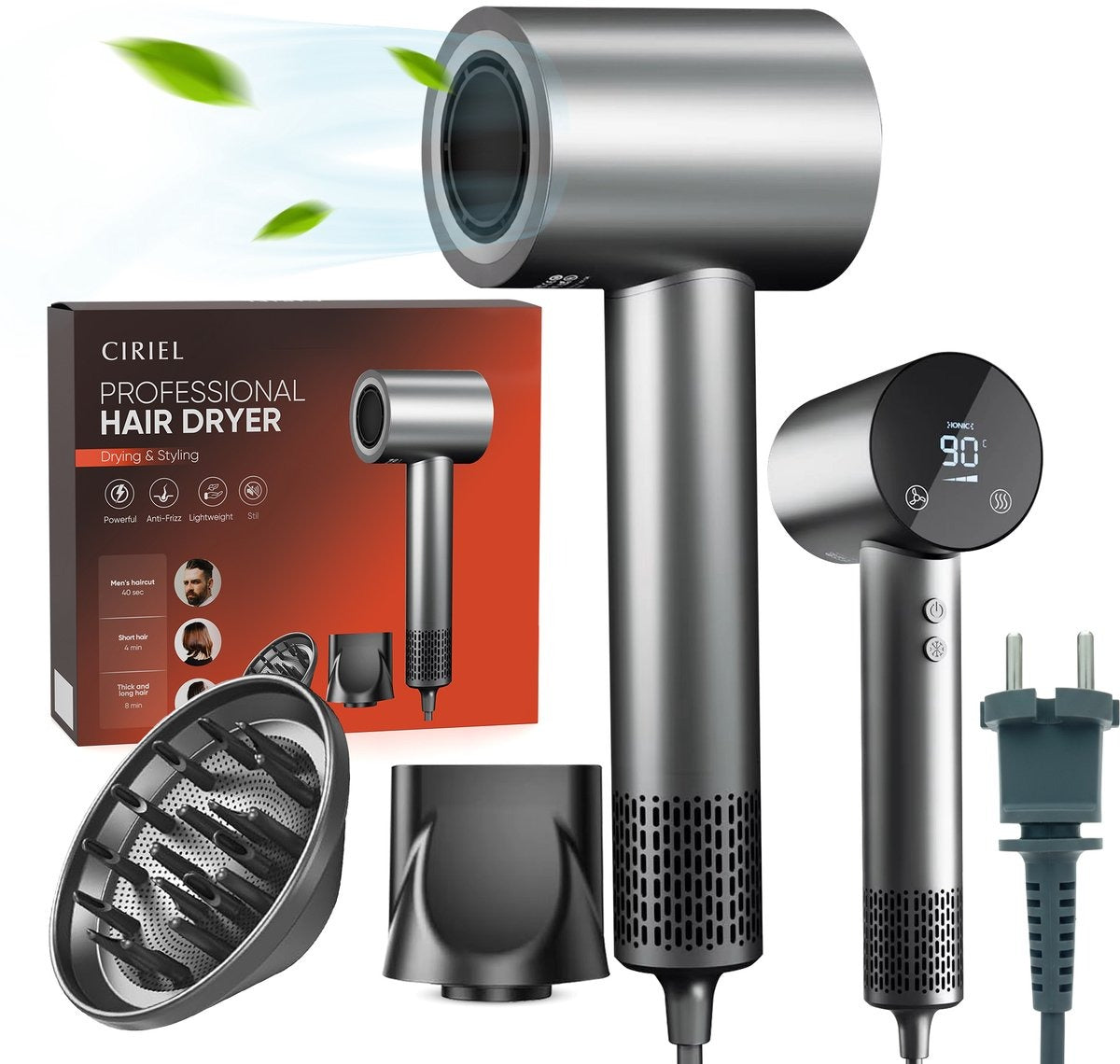 Ciriel CurlTouch™ Pro | Föhn met Diffuser